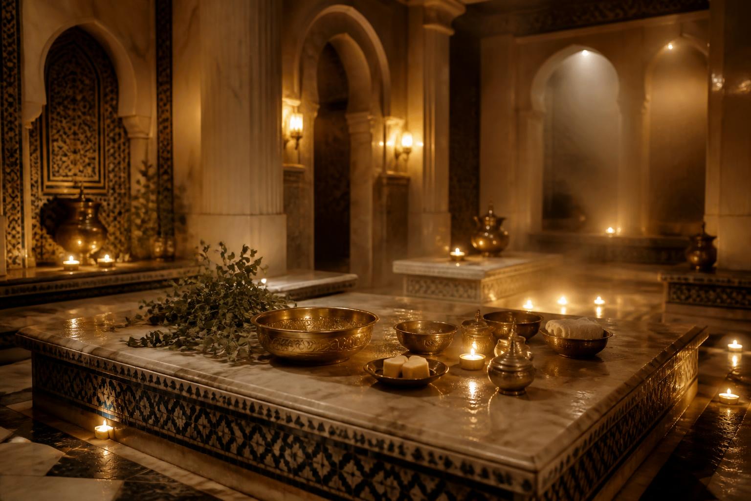 Moroccan hammam ritual